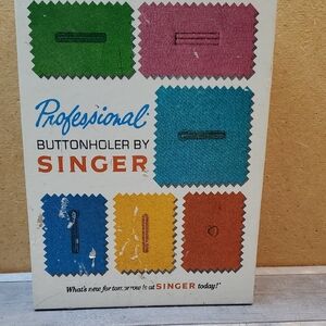 Singer Professional Buttonholer